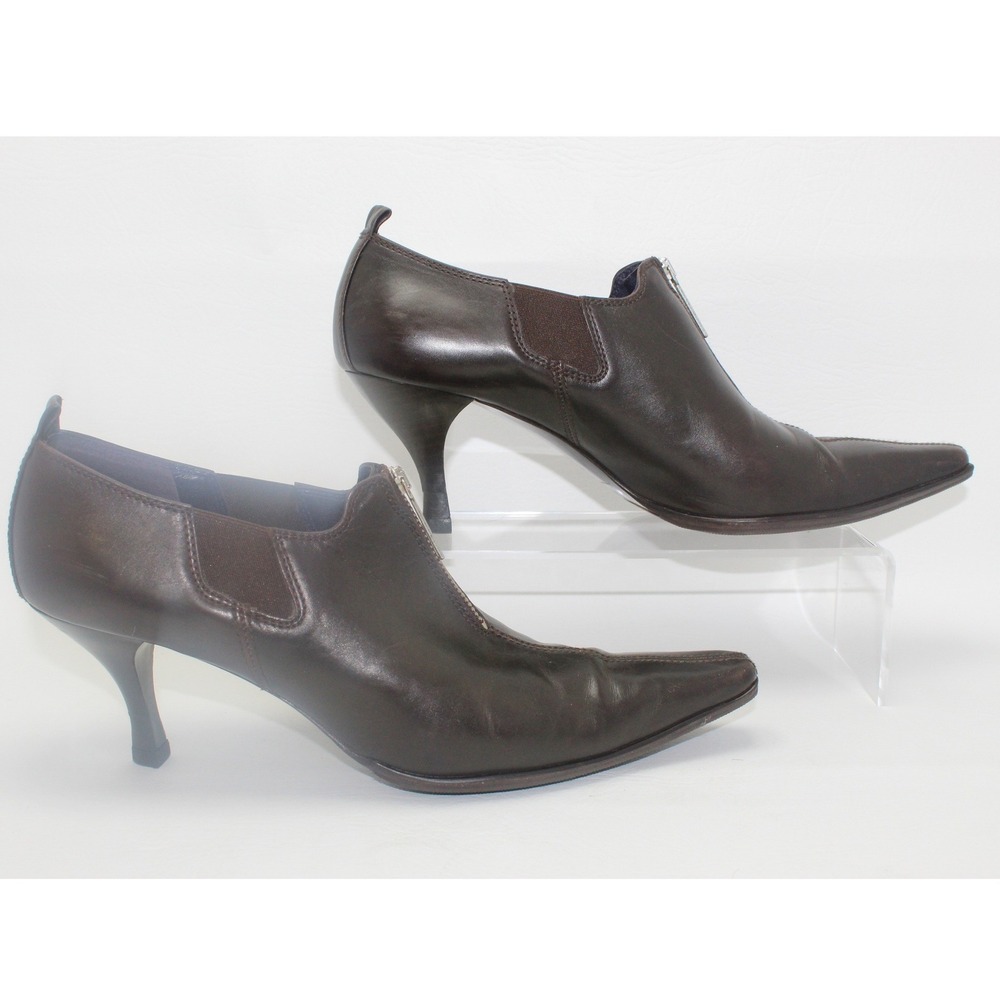 Vintage Donald J‎ Pliner Linn St Leather Shooties | Espresso Brown | 9.5 N